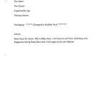 1978 Info for Chart page 2