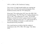1979 Info for Chart