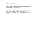 1993 Pradco bought Smithwick