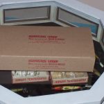 This carton was used to ship multiple boxes of baits to their destination.