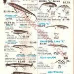 Page 14 has an ad depecting Rattlin' Rogue, Deep Rattlin' Rogue, Spoonbill Deep Diving Rogue, Horse Fly, Devils Toothpick, F-100 and F200 Devils Horse, and the Carrot Top.