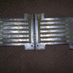 This is a mold for the 6" Flutter Tail Rubber Worm. Quite a find.