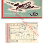 This is an airplane ticket for Jack Smithwick from 1953.