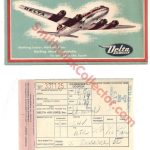This is an airplane ticket for Jack Smithwick from 1953.