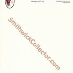 This letterhead has the name: Smithwick Lures, Inc. It also has the Smithwick logo of the rearing Devils Horse. It was used after the name change from Jack K. Smithwick & Son