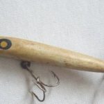 THIS IS THE VERY FIRST PROTOTYPE FOR THE DEVELS HORSE LURE. It is on display at the Bass Pro store in Bossier City, LA